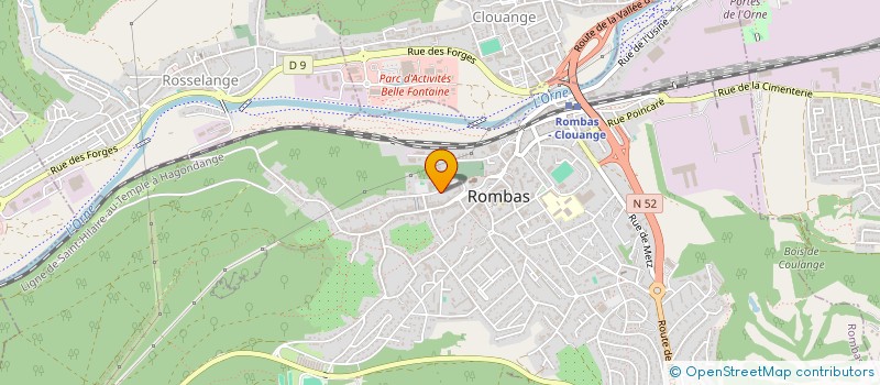 localisation de l'entreprise MONSIEUR THIBAUT SAMBULSKI  ROMBAS