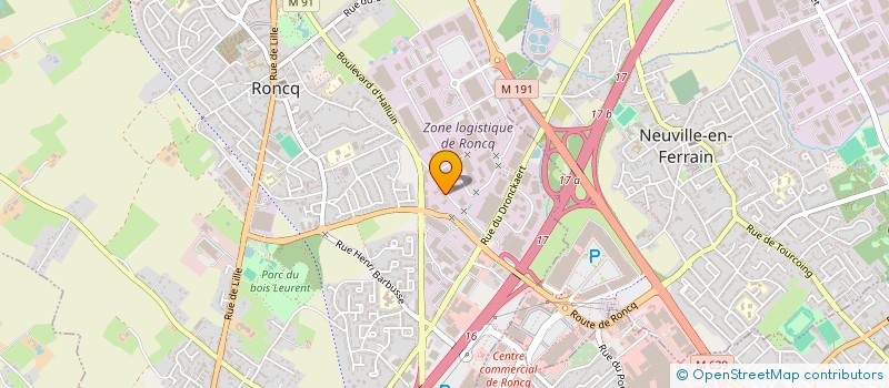 localisation de l'entreprise MONSIEUR THIBAUT SANDRON  BOUVINES