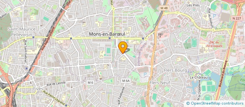 localisation de l'entreprise MONSIEUR THIBAUT SARACENI  MONS-EN-BARUL