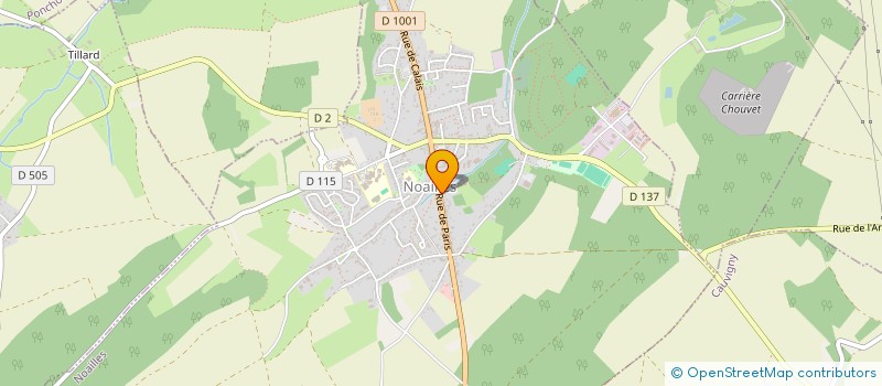 localisation de l'entreprise MONSIEUR THIBAUT SAUVEZ  NOAILLES