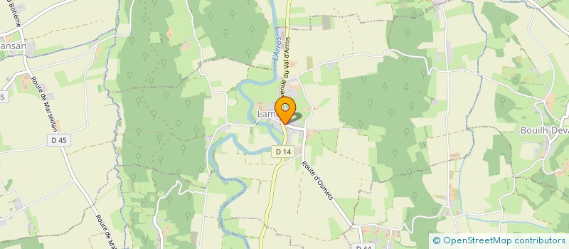 localisation de l'entreprise MONSIEUR THIBAUT SCHOULER  LAMEAC