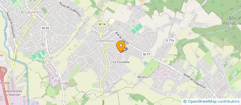 localisation de l'entreprise MONSIEUR THIBAUT SEGRE  GRATENTOUR