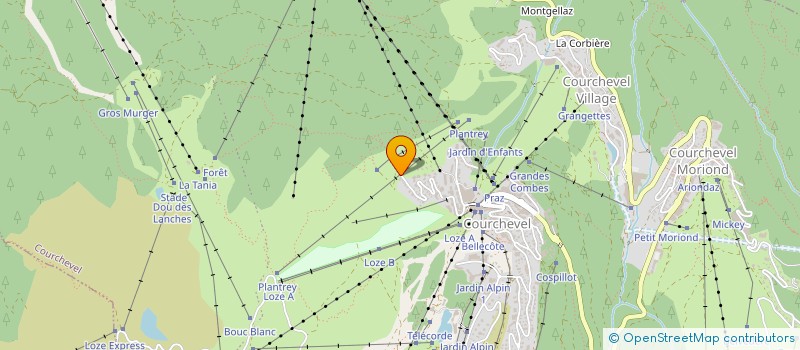 localisation de l'entreprise MONSIEUR THIBAUT SERIZIER à COURCHEVEL