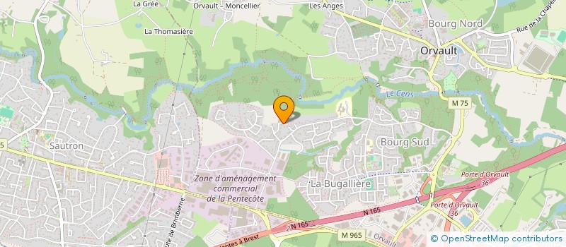 localisation de l'entreprise MONSIEUR THIBAUT SEROUX à ORVAULT