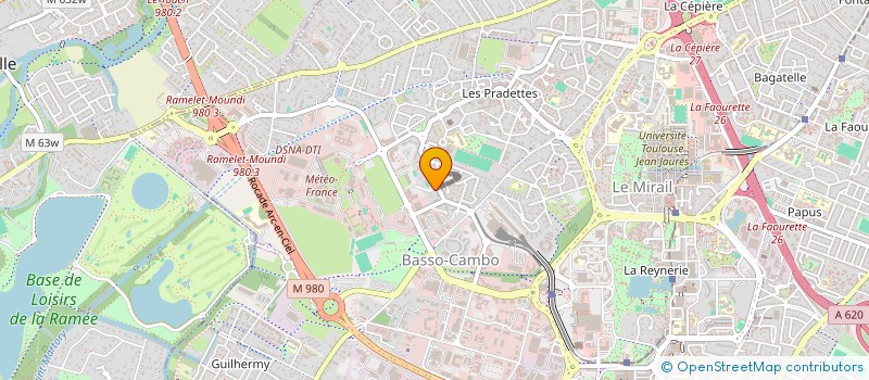 localisation de l'entreprise MONSIEUR THIBAUT SEVERAC  TOULOUSE