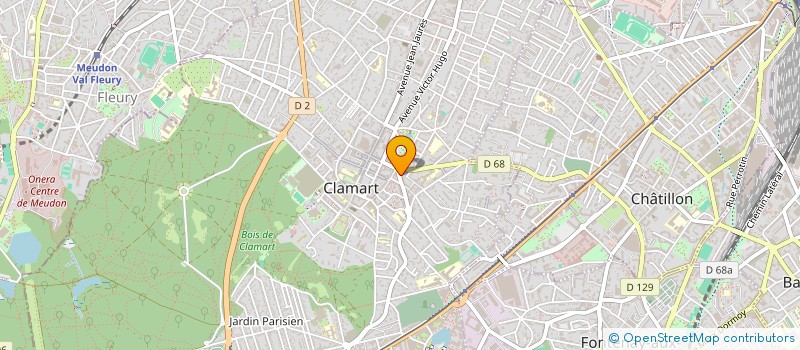 localisation de l'entreprise MONSIEUR THIBAUT SIKYUREK à CLAMART