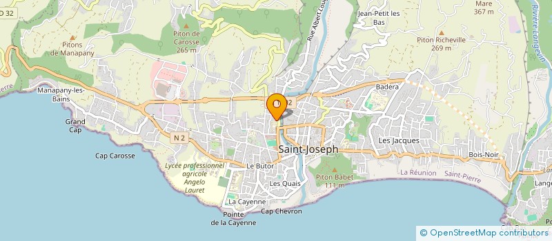 localisation de l'entreprise MONSIEUR THIBAUT SILVESTRE  SAINT-JOSEPH