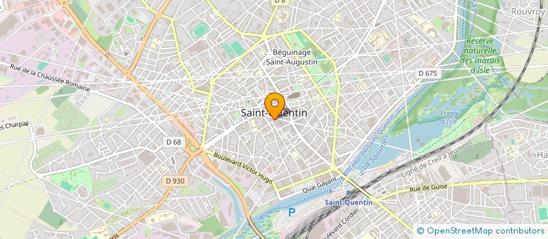 localisation de l'entreprise MONSIEUR THIBAUT SMETS à SAINT-QUENTIN