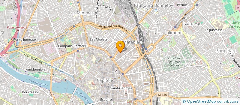 localisation de l'entreprise MONSIEUR THIBAUT SOUQUET-BASIEGE  TOULOUSE