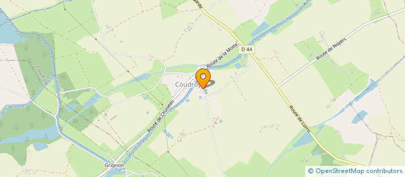 localisation de l'entreprise MONSIEUR THIBAUT STROBEL à COUDROY