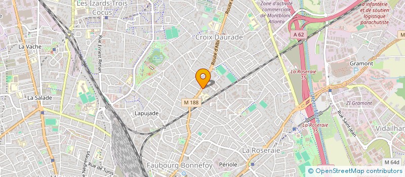 localisation de l'entreprise MONSIEUR THIBAUT TEULIER à TOULOUSE