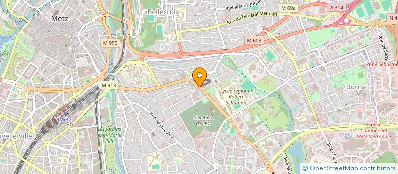 localisation de l'entreprise MONSIEUR THIBAUT THIBAUT DEREX  METZ