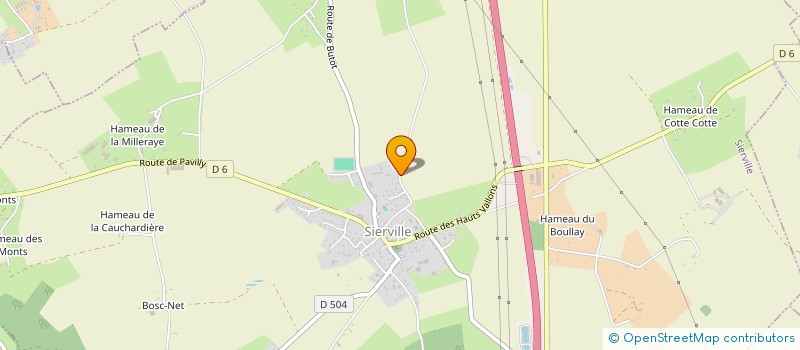 localisation de l'entreprise MONSIEUR THIBAUT THOREL  SIERVILLE