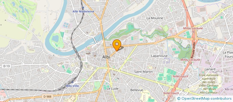 localisation de l'entreprise MONSIEUR THIBAUT TIAR à ALBI