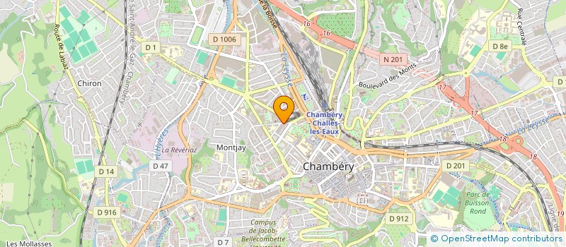 localisation de l'entreprise MONSIEUR THIBAUT TOIX à CHAMBERY