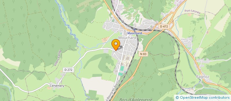 localisation de l'entreprise MONSIEUR THIBAUT TOUCHARD  MOUCHARD