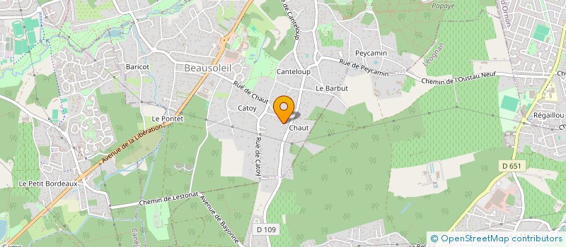 localisation de l'entreprise MONSIEUR THIBAUT TRONCOSSO  GRADIGNAN