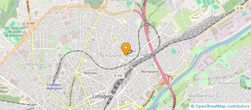 localisation de l'entreprise MONSIEUR THIBAUT VALLANTIN DULAC à LIMOGES
