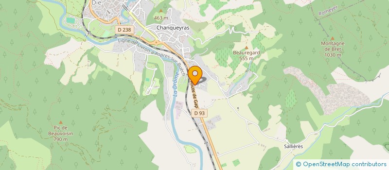 localisation de l'entreprise MONSIEUR THIBAUT VALLET  CREST