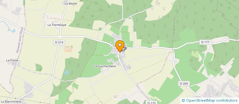 localisation de l'entreprise MONSIEUR THIBAUT VALLETTE  DOUE-EN-ANJOU