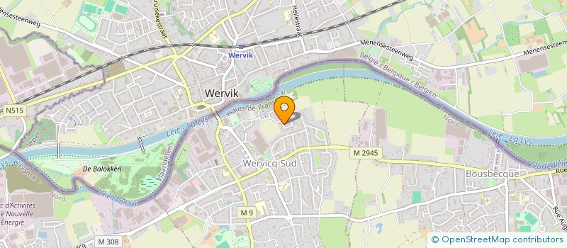 localisation de l'entreprise MONSIEUR THIBAUT VAN OOST  WERVICQ-SUD