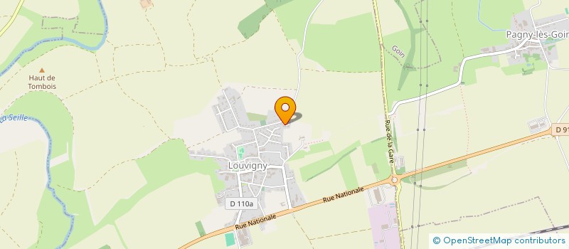 localisation de l'entreprise MONSIEUR THIBAUT VEVAUD  LOUVIGNY