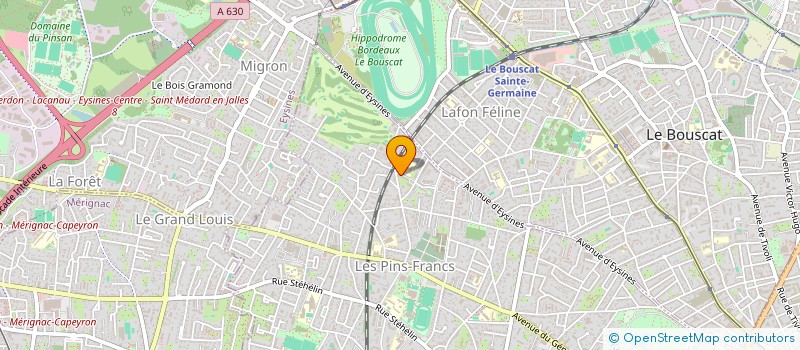 localisation de l'entreprise MONSIEUR THIBAUT VINCENT  BORDEAUX