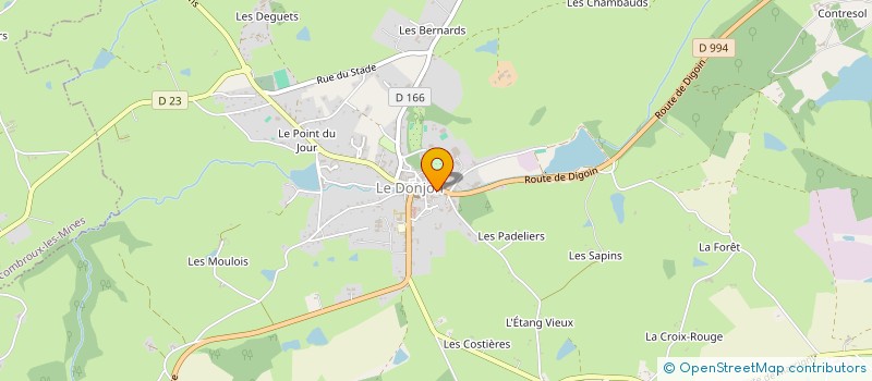 localisation de l'entreprise MONSIEUR THIBAUT VU NGOC TOAN  LE DONJON