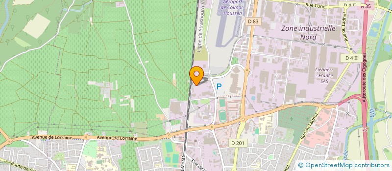 localisation de l'entreprise MONSIEUR THIBAUT WAGNER  COLMAR