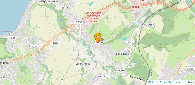 localisation de l'entreprise MONSIEUR THIBAUT WARZYNIAK  MARGENCEL