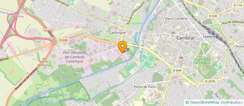localisation de l'entreprise MONSIEUR THIBAUT WAXIN à CAMBRAI