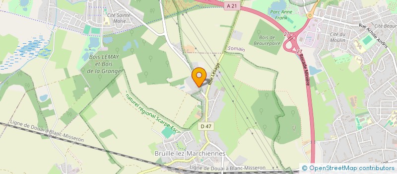 localisation de l'entreprise MONSIEUR THIBAUT WEDEUX  PECQUENCOURT