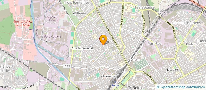 localisation de l'entreprise MONSIEUR THIBAUT WELCHLIN  REIMS