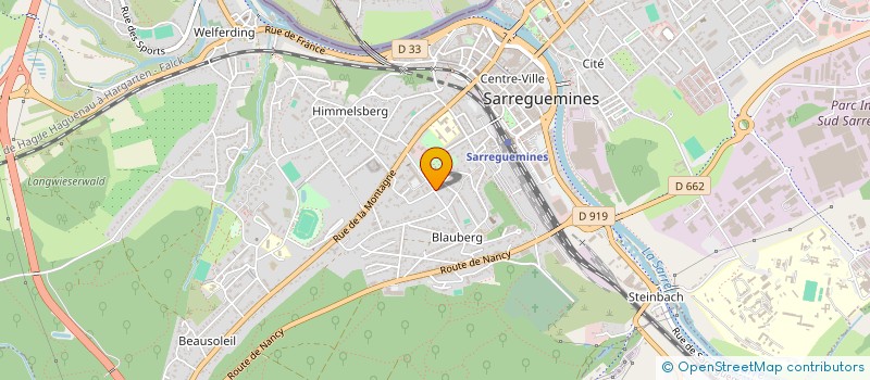 localisation de l'entreprise MONSIEUR THIBAUT YAX à SARREGUEMINES