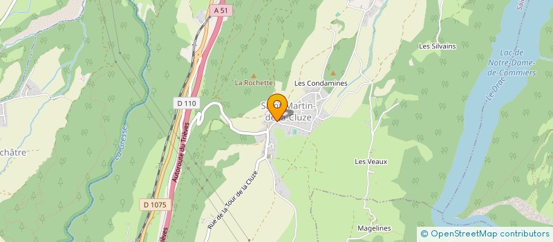 localisation de l'entreprise MONSIEUR THIBAUT ZAZA  SAINT-MARTIN-DE-LA-CLUZE