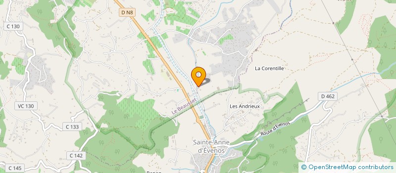 localisation de l'entreprise MONSIEUR THIBAUT ZEMITI  EVENOS