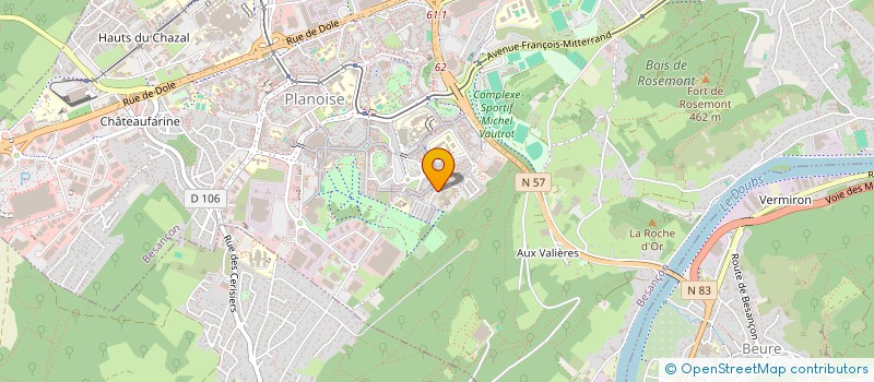 localisation de l'entreprise MONSIEUR THIBAUT ZVER  BESANCON