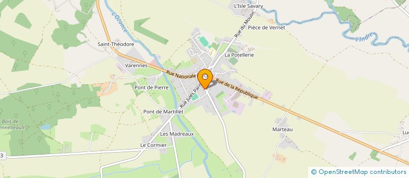 localisation de l'entreprise MONSIEUR THIBERT CHAUVEAU à CLION