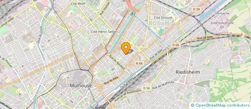 localisation de l'entreprise MONSIEUR THIEBAUD BIEHLER à MULHOUSE