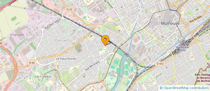 localisation de l'entreprise MONSIEUR THIEBAUD GONTARD  MULHOUSE