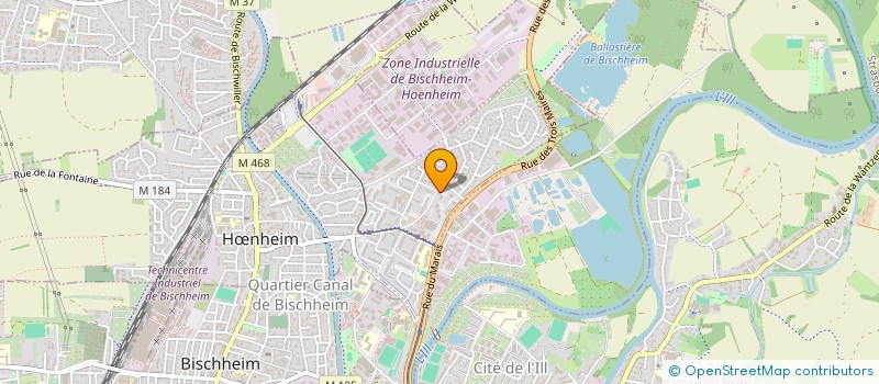 localisation de l'entreprise MONSIEUR THIEBAUD SAUER  HNHEIM