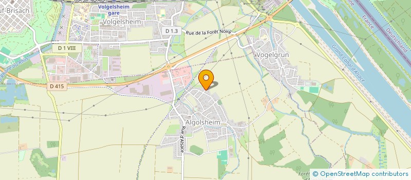 localisation de l'entreprise MONSIEUR THIEBAULT DEMOUCHE  ALGOLSHEIM