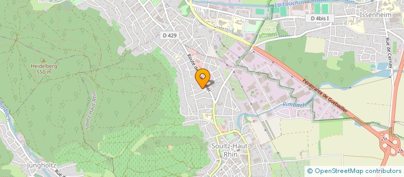 localisation de l'entreprise MONSIEUR THIEBAULT PONTON  SOULTZ-HAUT-RHIN