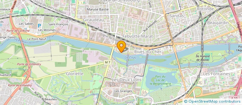 localisation de l'entreprise MONSIEUR THIEBAUT DROUIN à TOURS