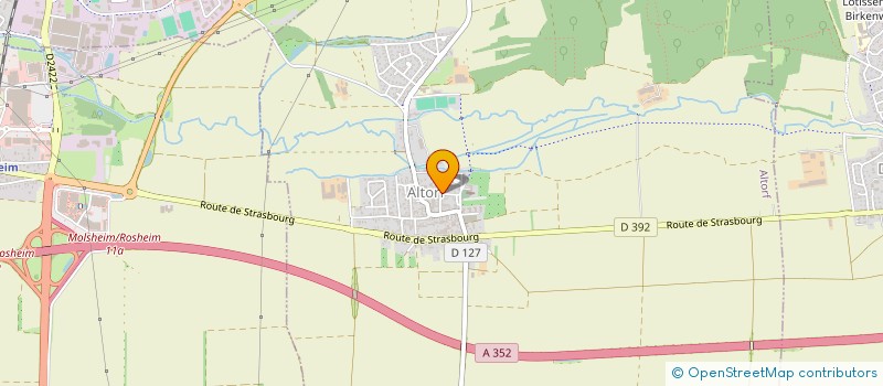 localisation de l'entreprise MONSIEUR THIEBAUT FRIEDRICH  ALTORF