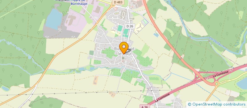 localisation de l'entreprise MONSIEUR THIEBAUT KRUGLER  SCHWEIGHOUSE-THANN