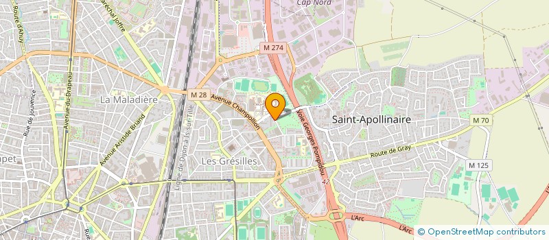 localisation de l'entreprise MONSIEUR THIERNO-ABDOULAYE BAH à DIJON