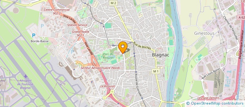 localisation de l'entreprise MONSIEUR THIERNO AMADOU BARRY  BLAGNAC