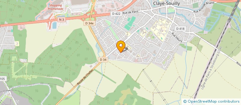 localisation de l'entreprise MONSIEUR THIERNO BA  CLAYE-SOUILLY