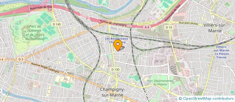 localisation de l'entreprise MONSIEUR THIERNO BAH  CHAMPIGNY-SUR-MARNE